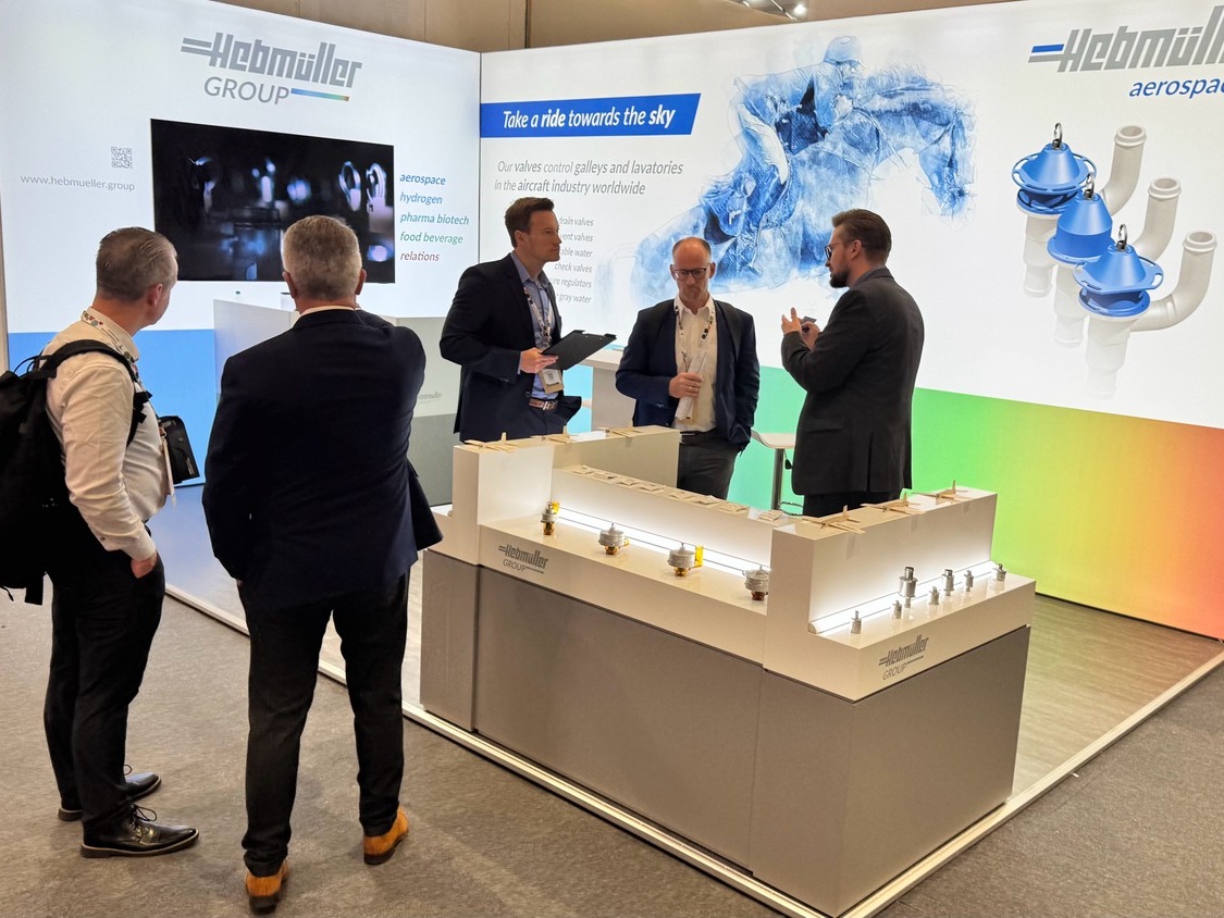 Hebmueller aerospace @ AIX - Aircraft Interiors Expo Hamburg / Germany